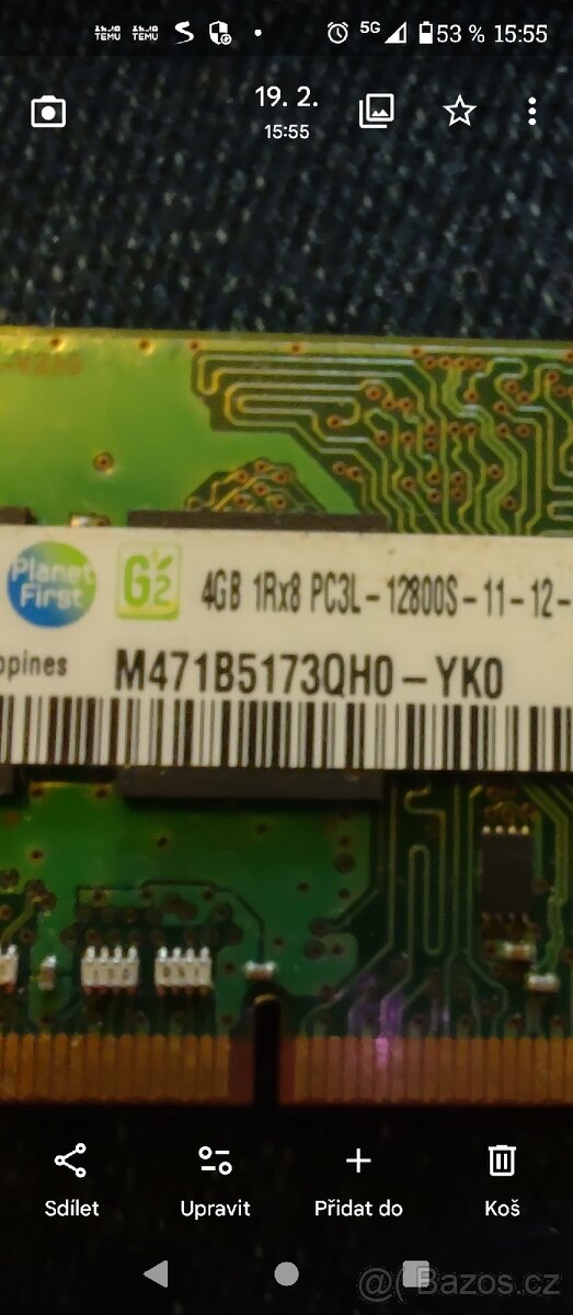 Samsung 4GB DDR3 SODIMM - 2