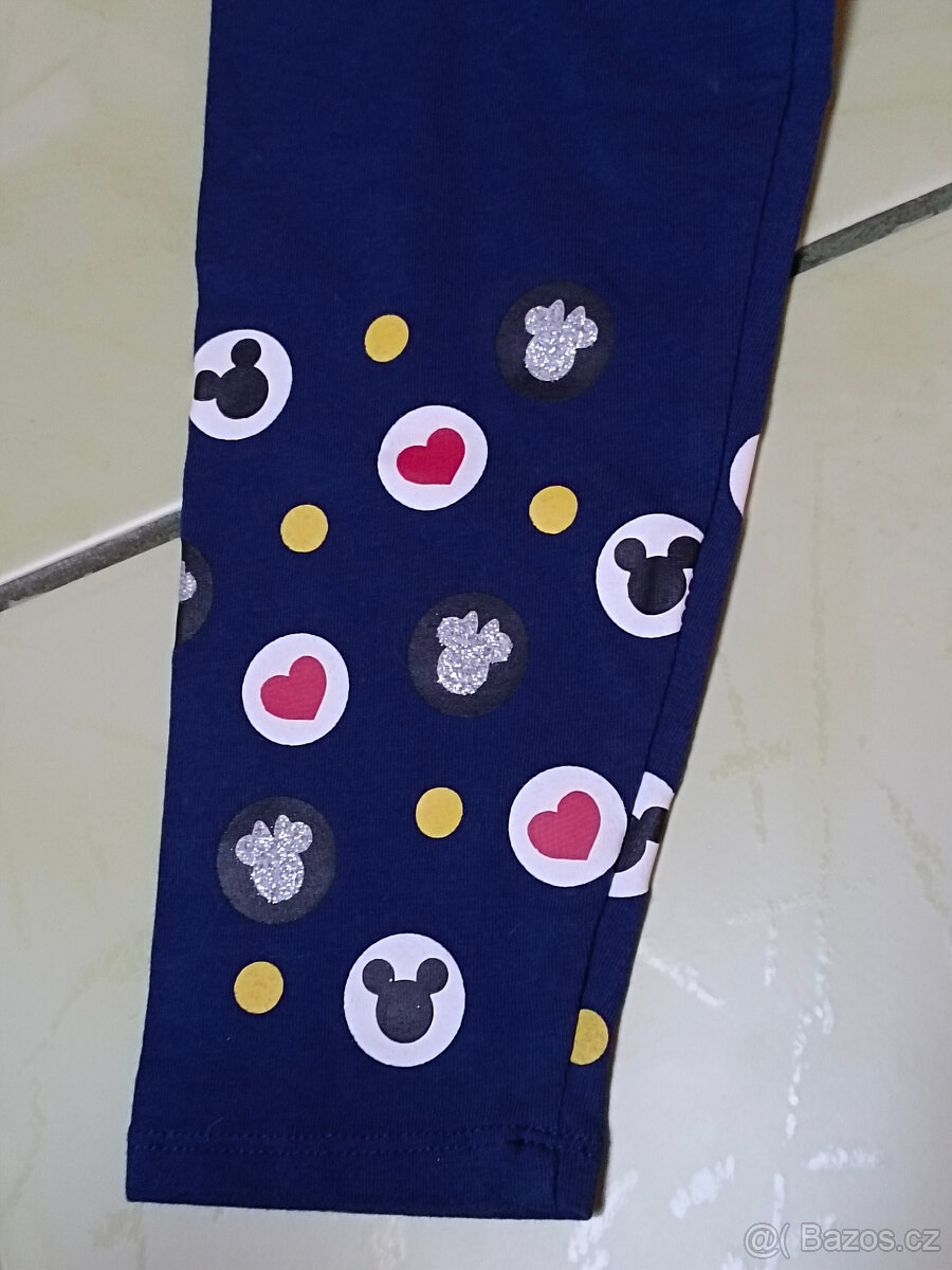 Dívčí legíny s Minnie vel.98 - 2
