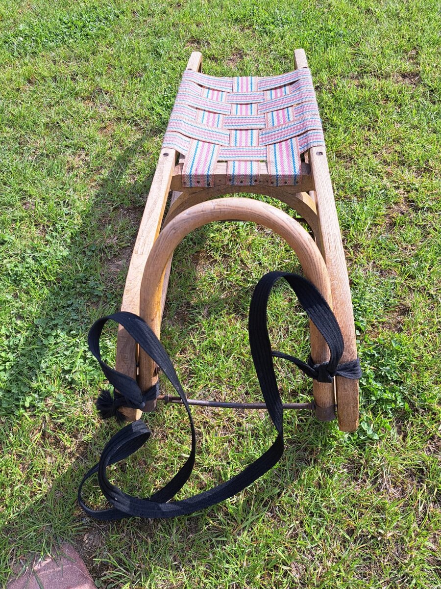 Dřevěné sáňky - 2