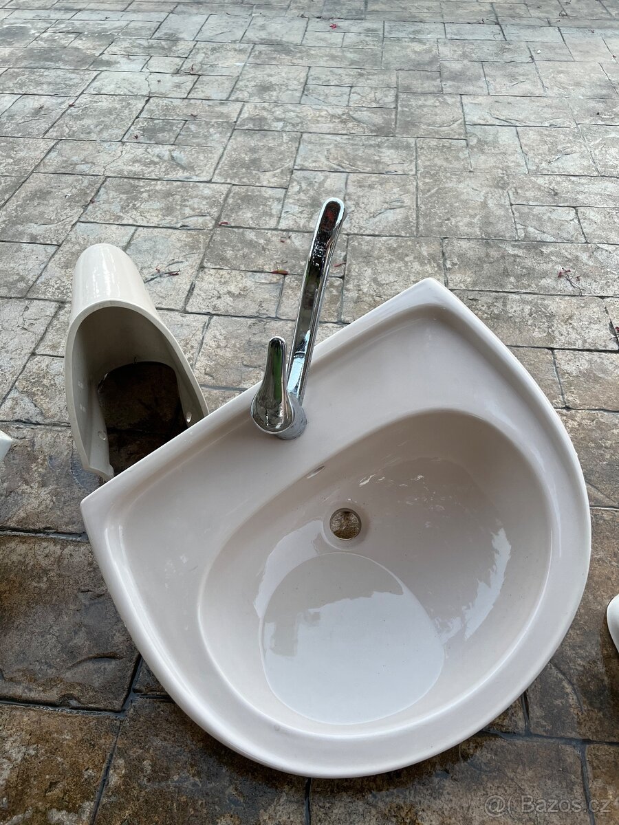 krásné BÉŽOVÉ UMYVADLO - 2