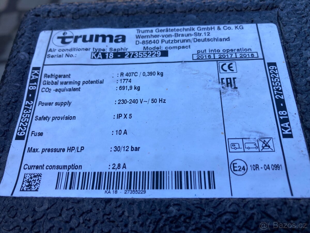 Klimatizace pro obytné vozy - Truma Saphir Compact - 2