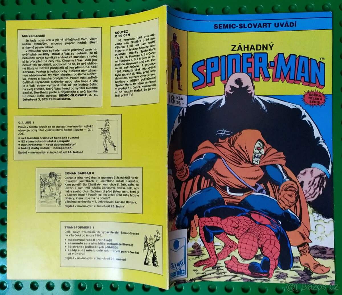 Komiks SPIDERMAN č. 18/1993 Semic PĚKNÝ STAV - 2