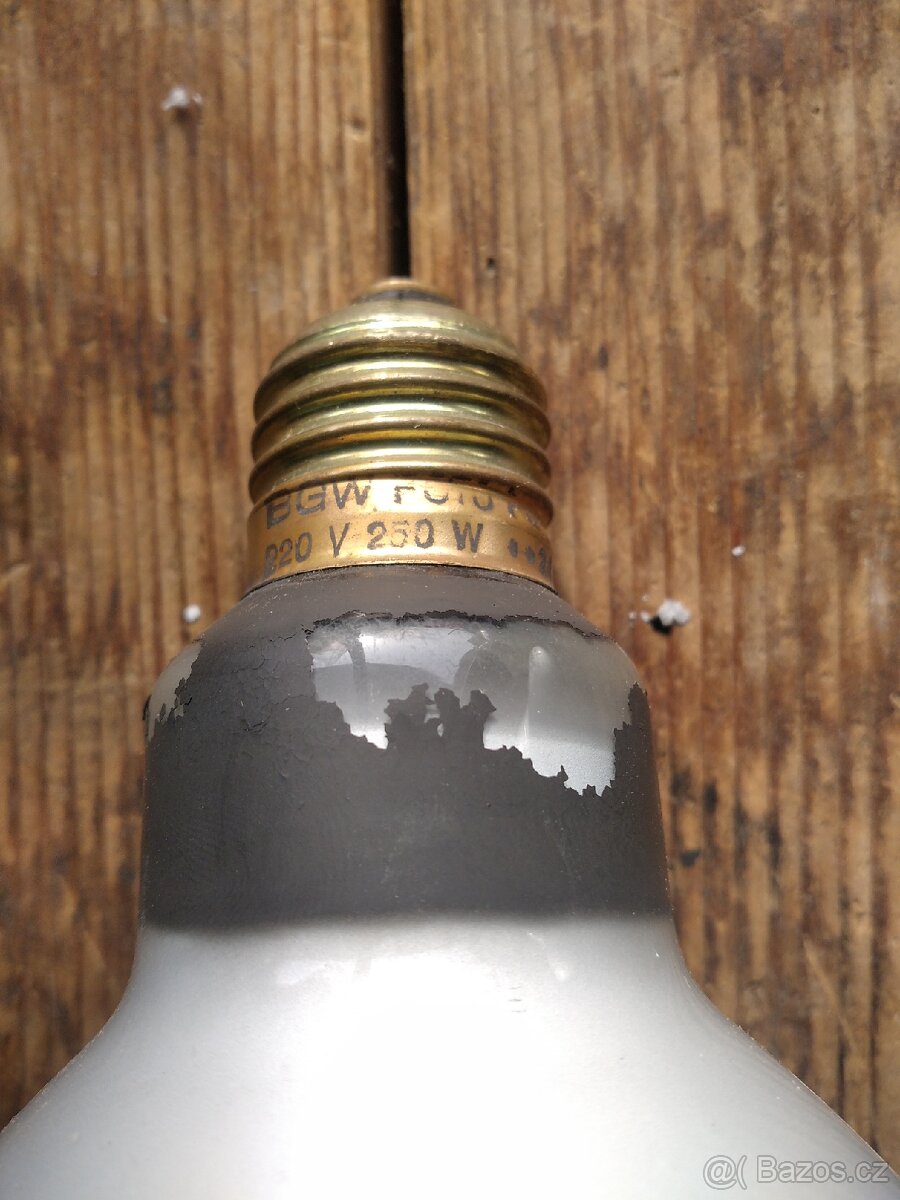 Retro fotolampa žárovka , NDR - 2