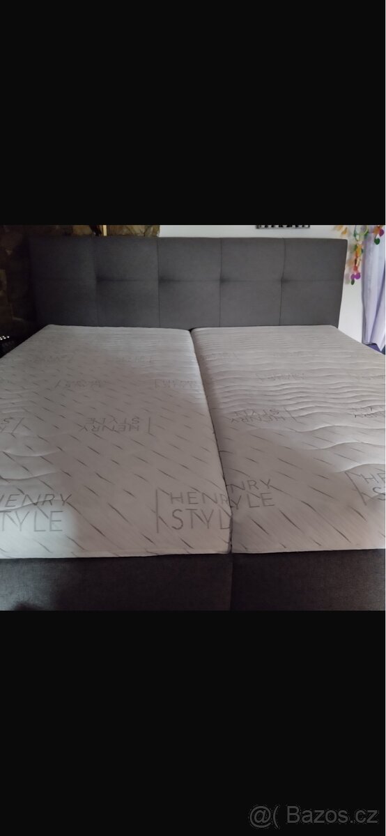 Bytelná manželská postel 180x200cm - 2