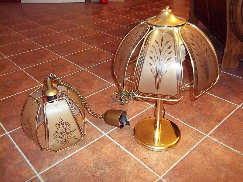 811 Stolní lampa a lustr (možno zakoupit jednotlivě) - 2
