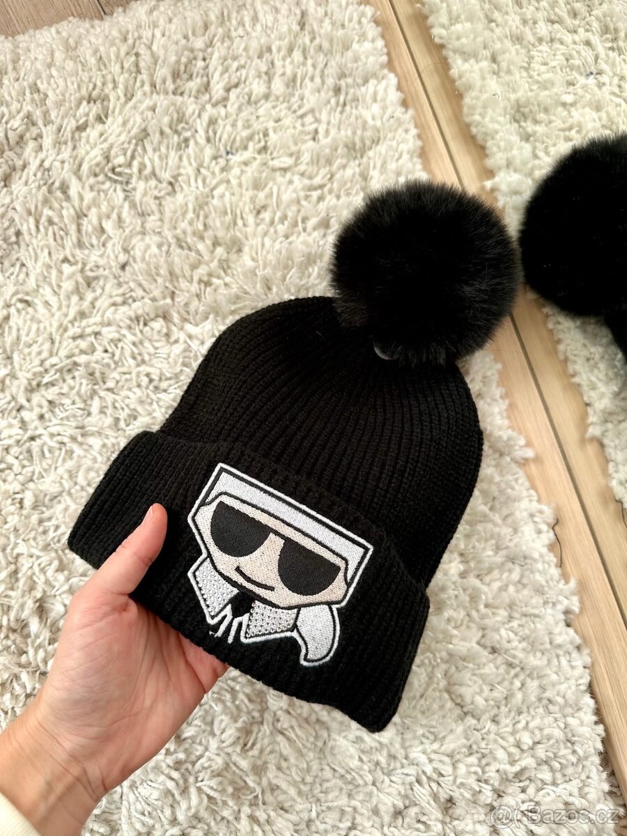 KARL LAGERFELD ZIMNÍ ČEPICE - 2