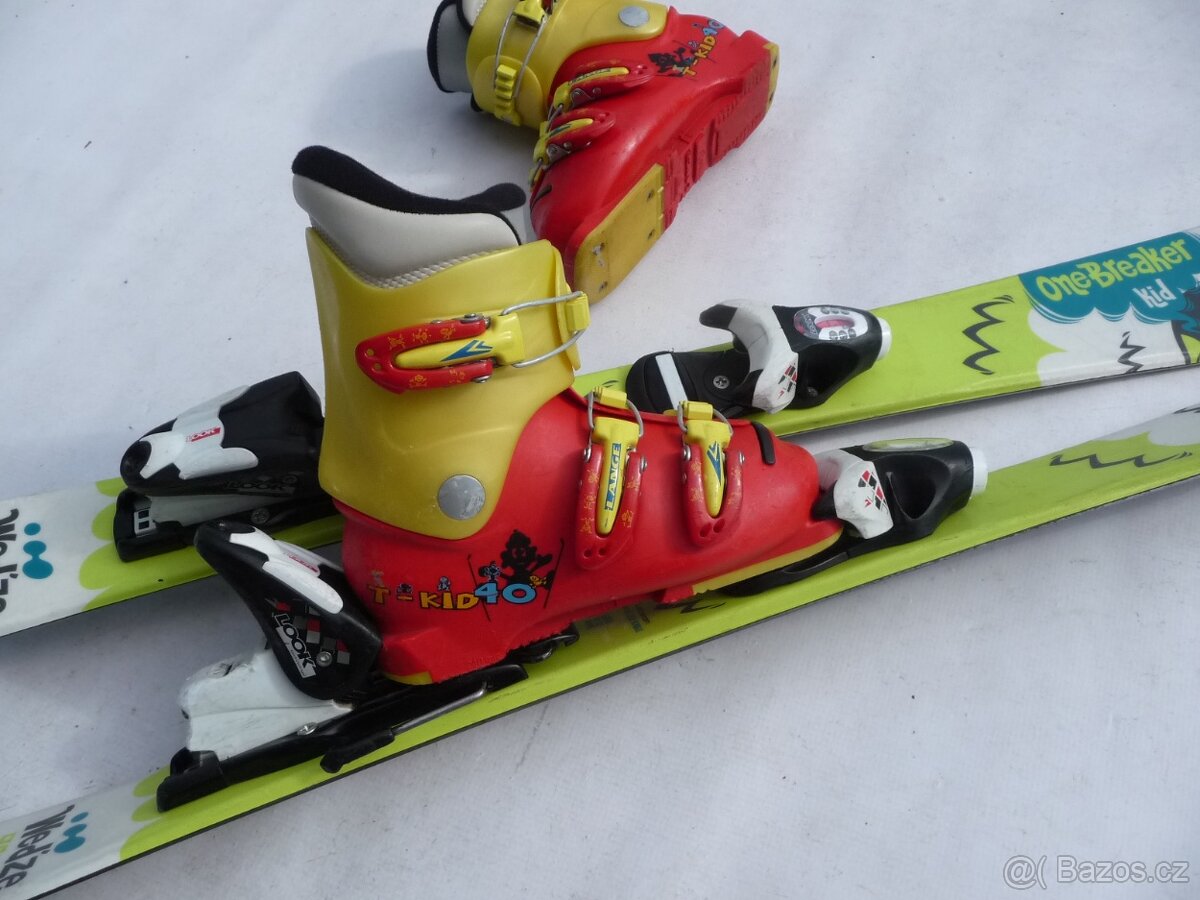 290. Detske lyže WEDZE - 90cm + boty LANGE 31 eu SET - 2