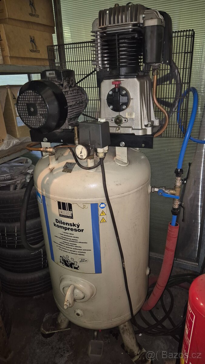 Pístový kompresor Schneider HW 650-270 ST - 2