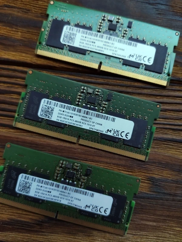 Ddr5 SO-DIMM paměťové moduly – Micron 8GB - 2