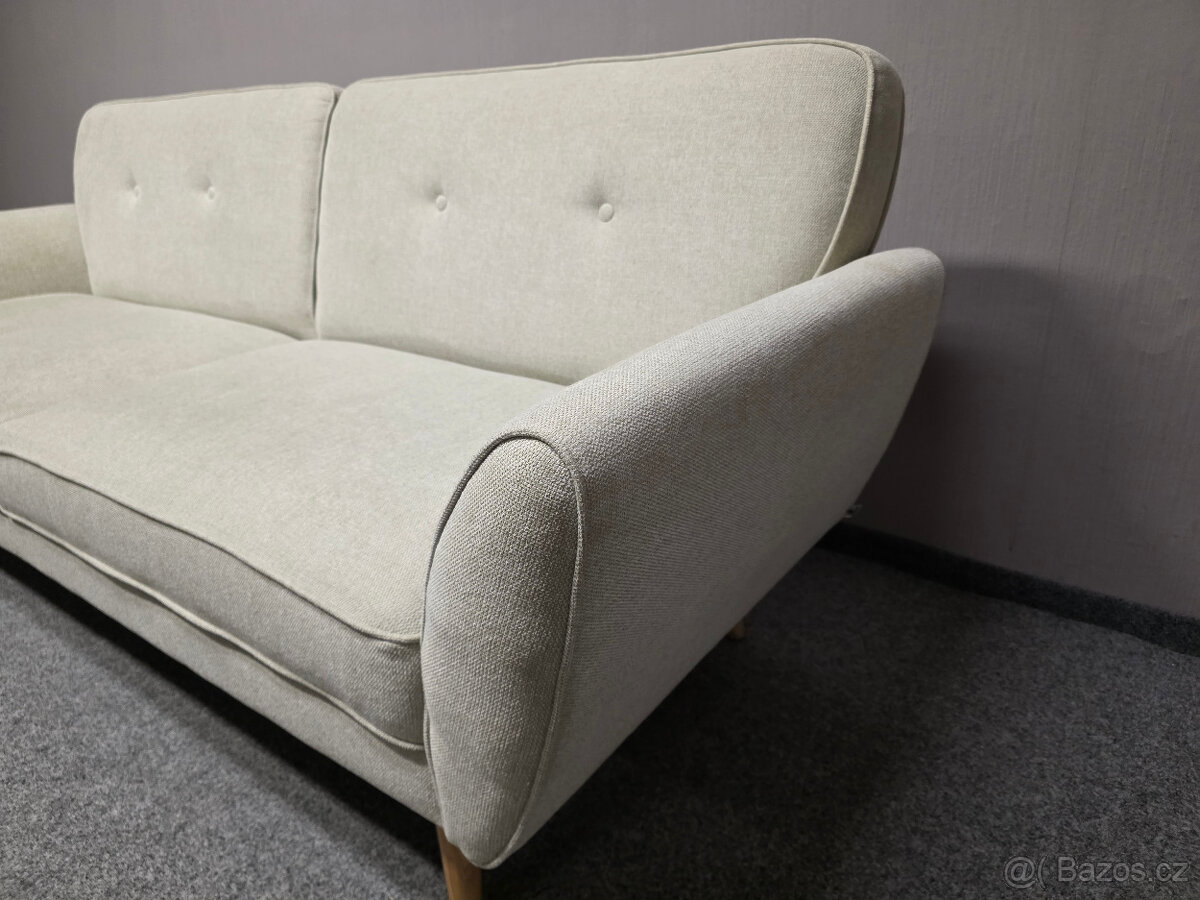 Nový rozkládací gauč PHOENIX krémový - 2