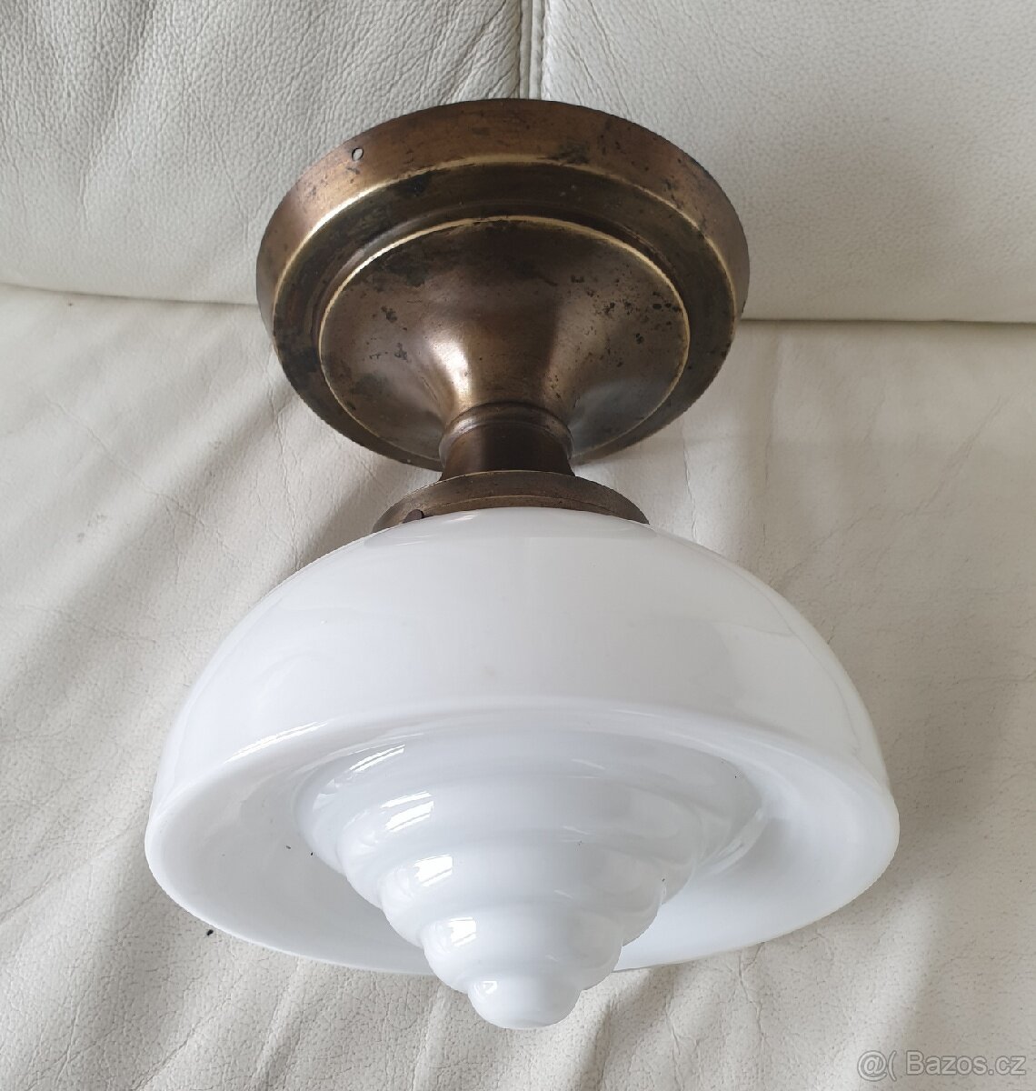 Starožitná stropnice art deco zajímavý širm - 2