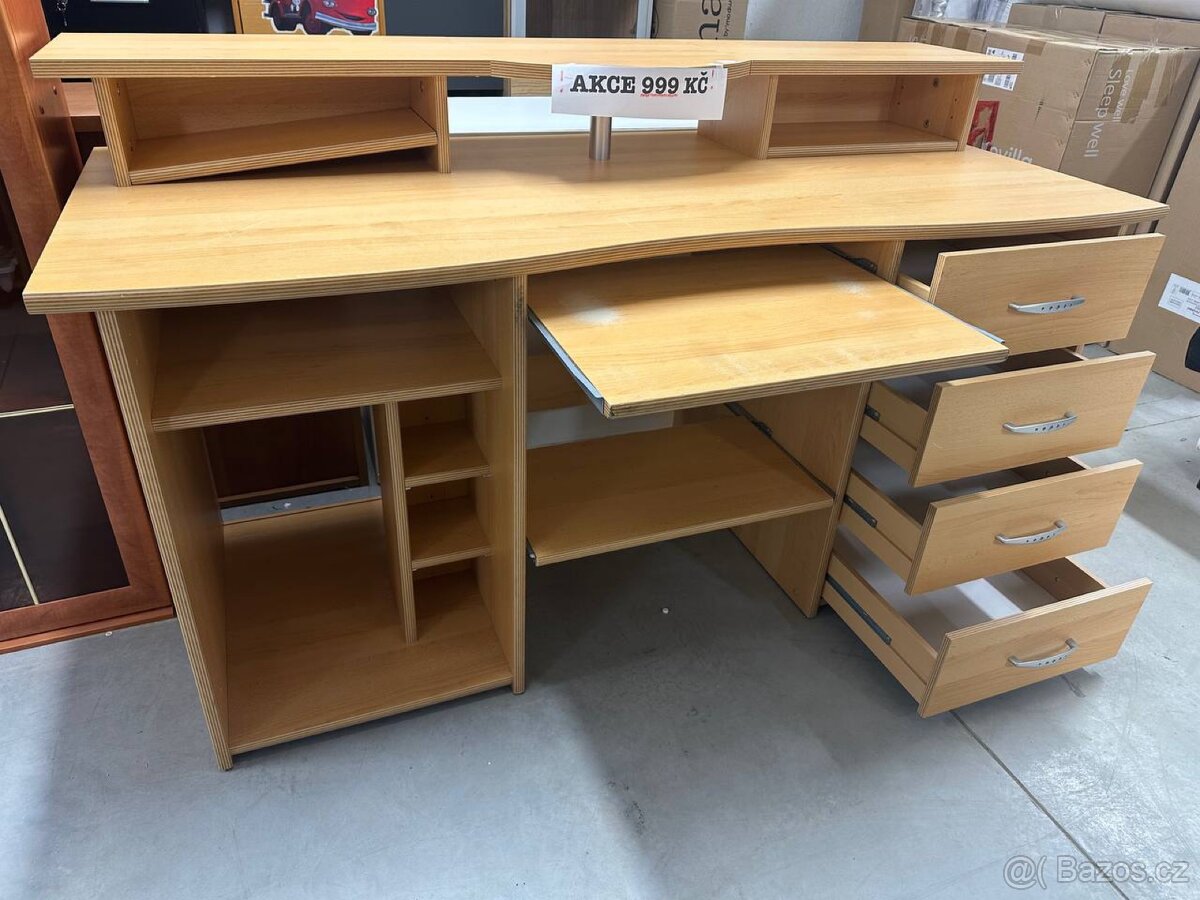 Psací stůl s nástavbou - 2