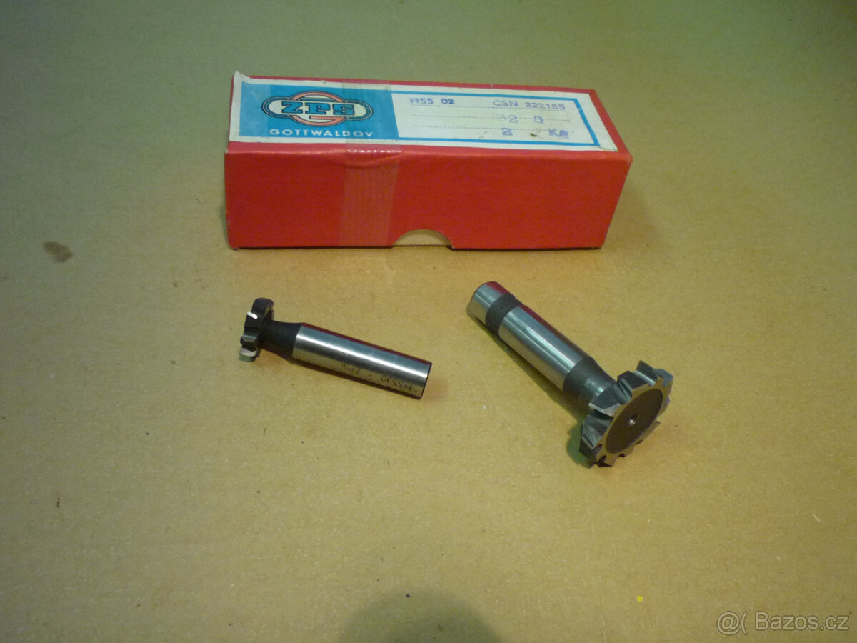 Fréza na drážky úsečových per s válcovou stopkou - 2