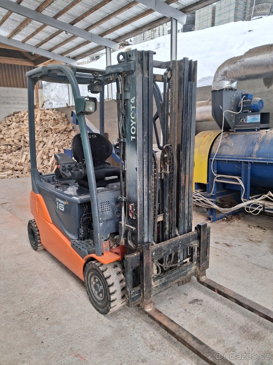 Vzv Toyota 8FBMT16 elektro triplex váha - - 2