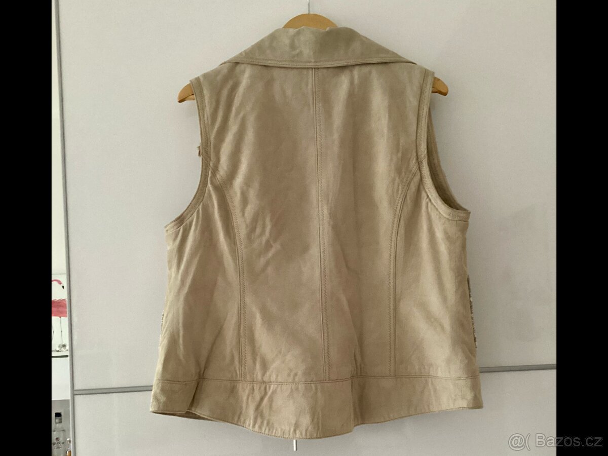 Dámská kožená vesta Zn. Tom Tailor, vel.40. - 2