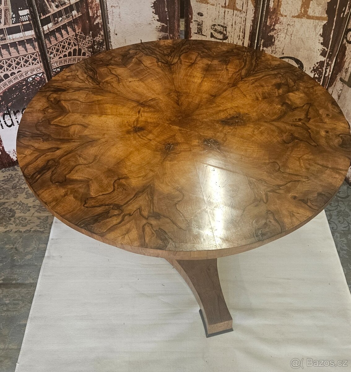 Stůl biedermeier dýha - 2