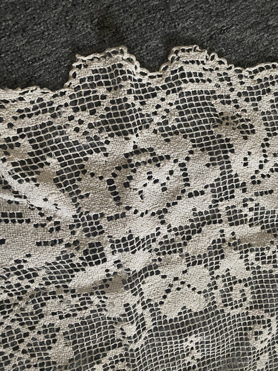 Ubrus bílá krajka - 2