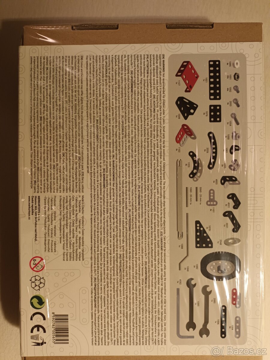 Merkur motorka stavebnice NOVÁ - 2