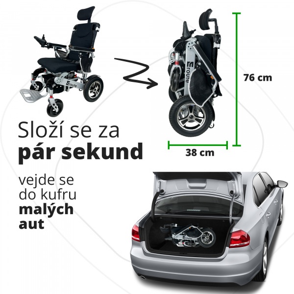 Elektrický invalidní vozík Eroute 8000F - 2