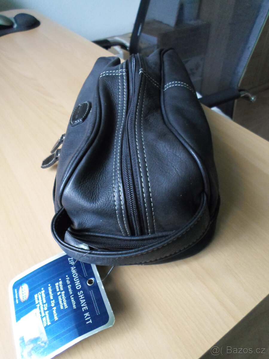 Pánská kožená malá "kabelka" - 2