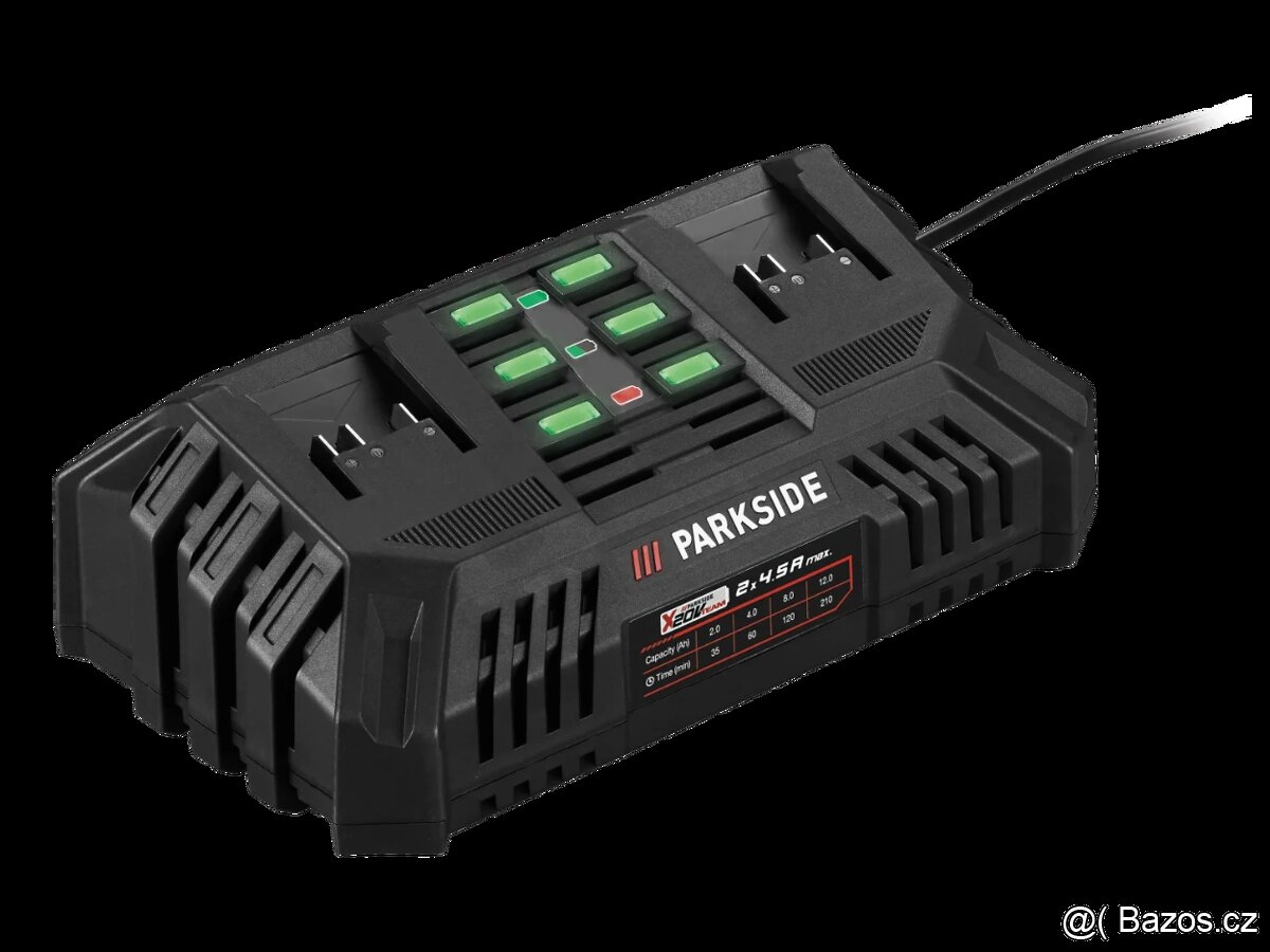 4x Smart akumulátor 8 Ah + dvojitá rychlonabíječka - 2