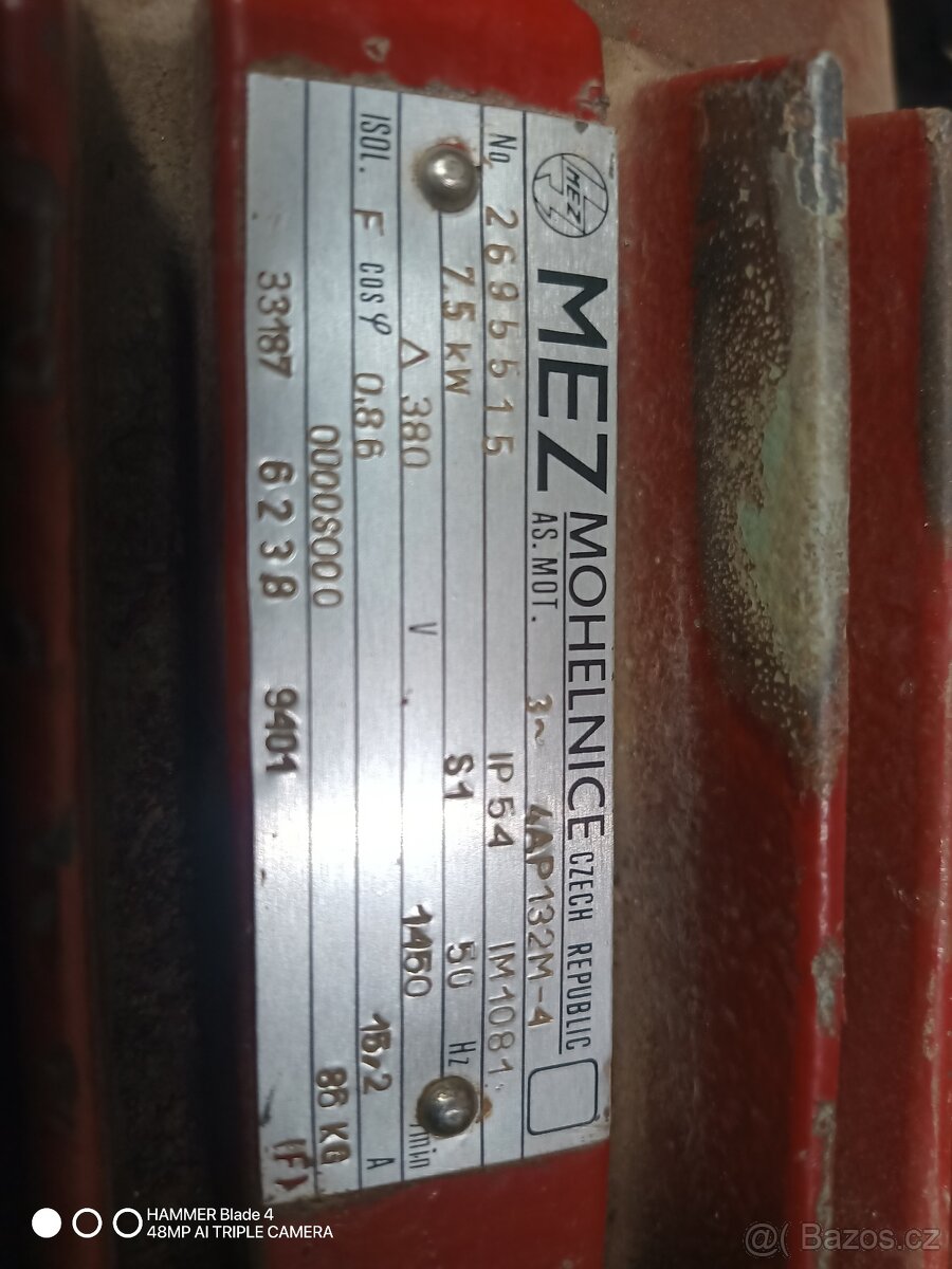 Patkový elektromotor Mez Mohelnice - 2