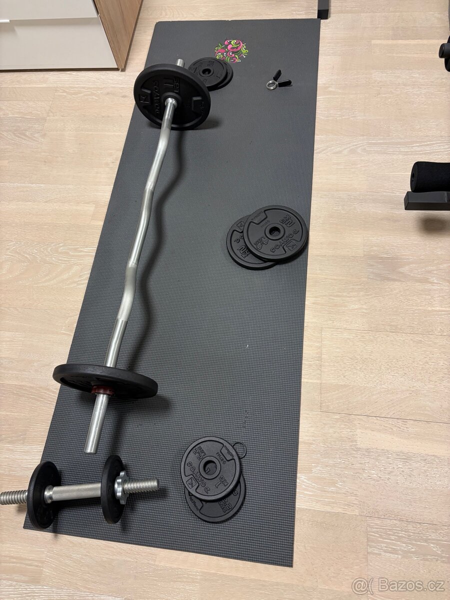 Weight bench and weights - 2