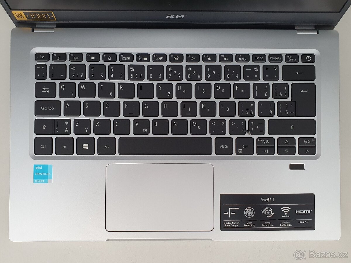 Notebook Acer Swift 1 (SF-114-34-P6ZJ) stříbrný - 2