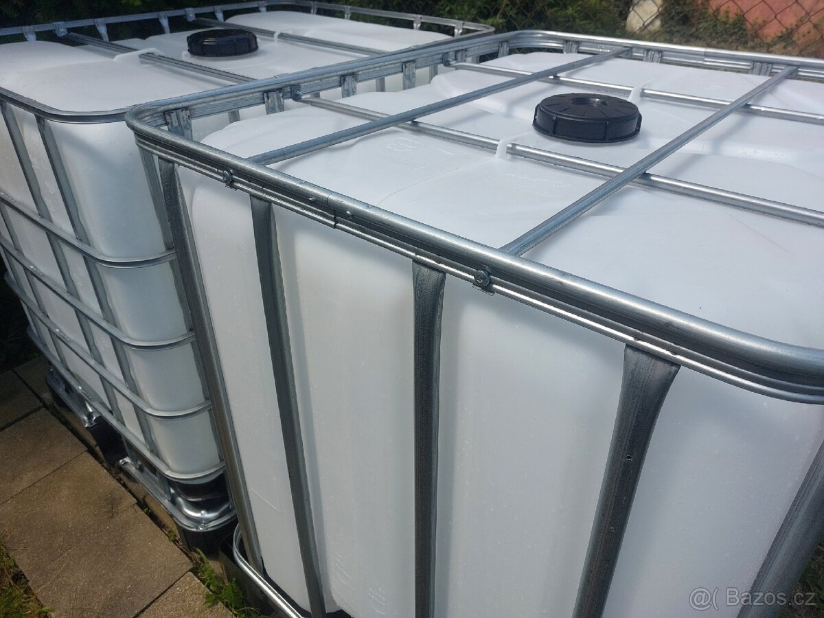 IBC kontejner 1000 litrů od potravin jako nový - 2