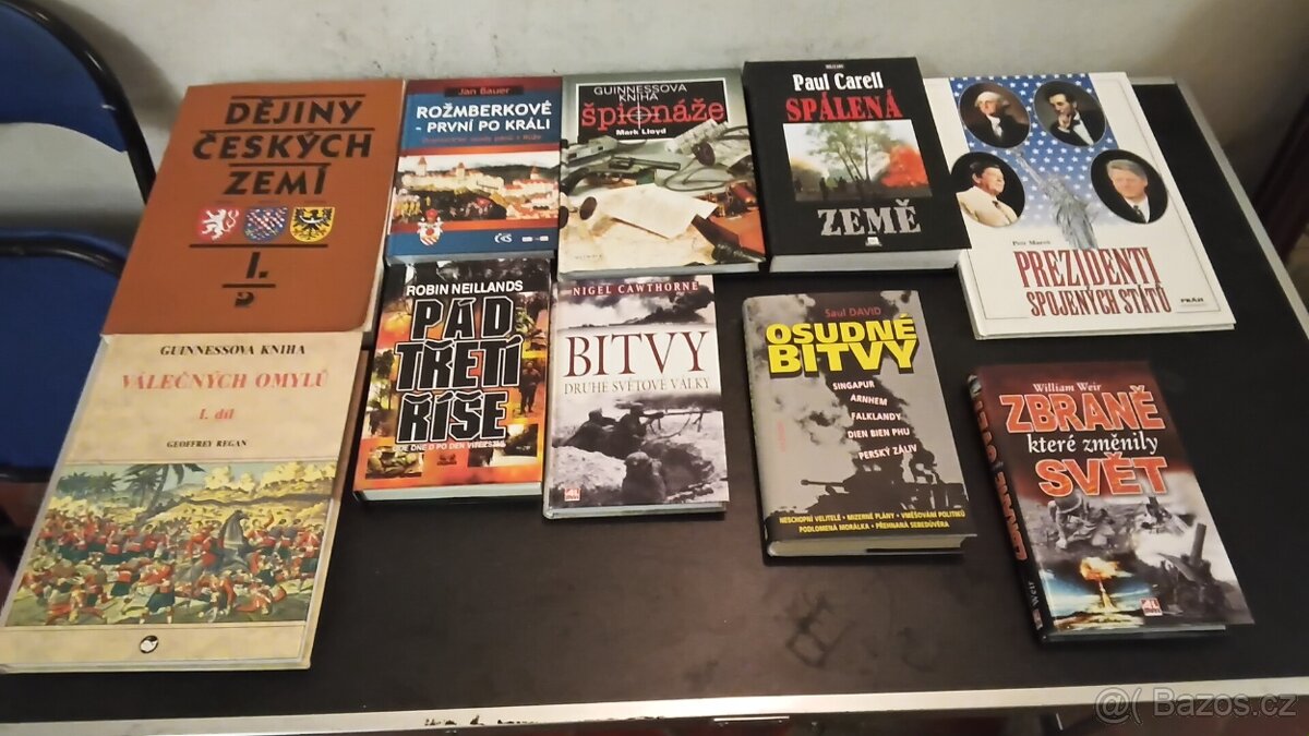 Knihy vojsko ,válka, a jiné . - 2