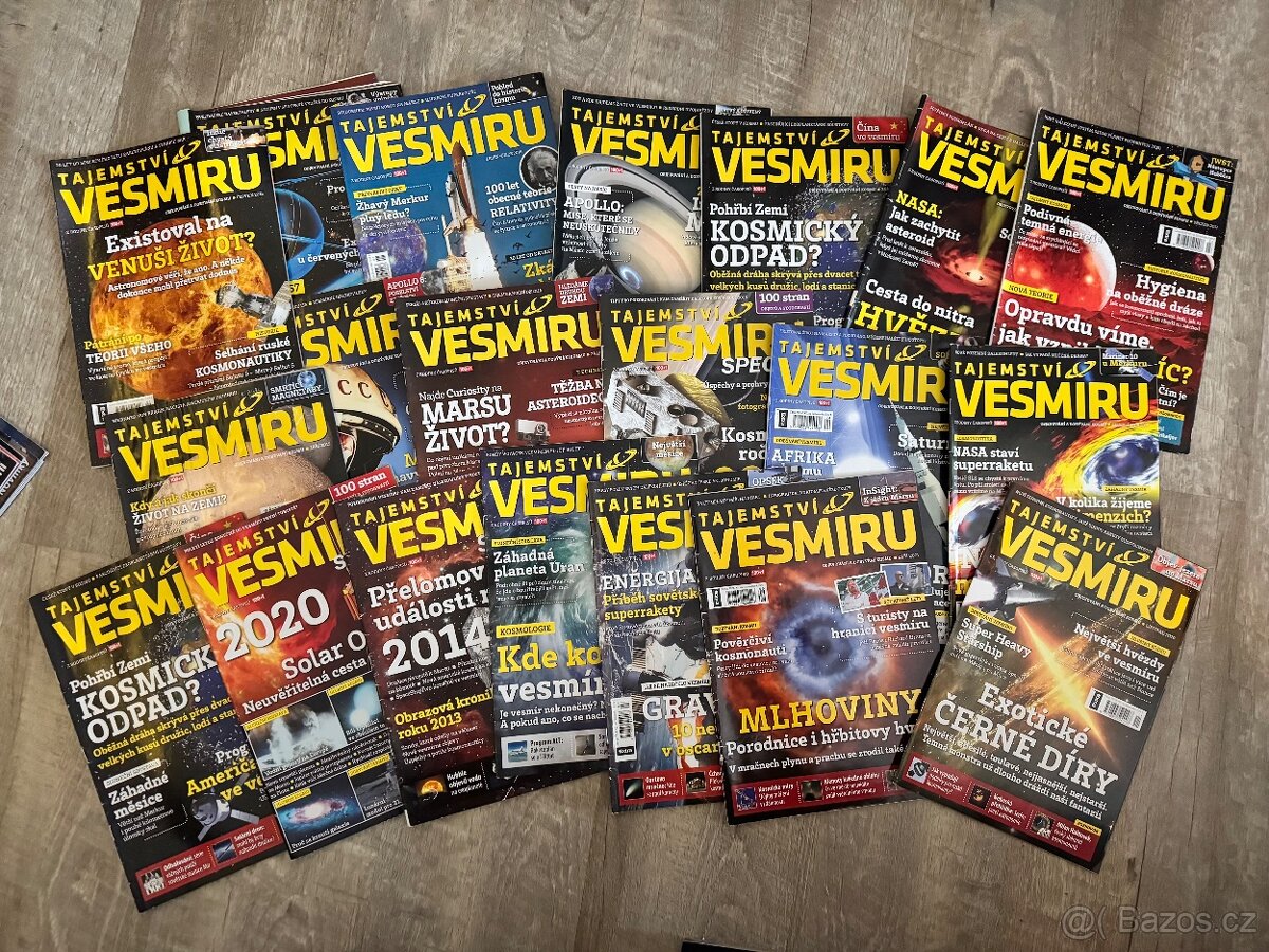 Prodám časopisy Tajemství vesmíru a Astropis - 2