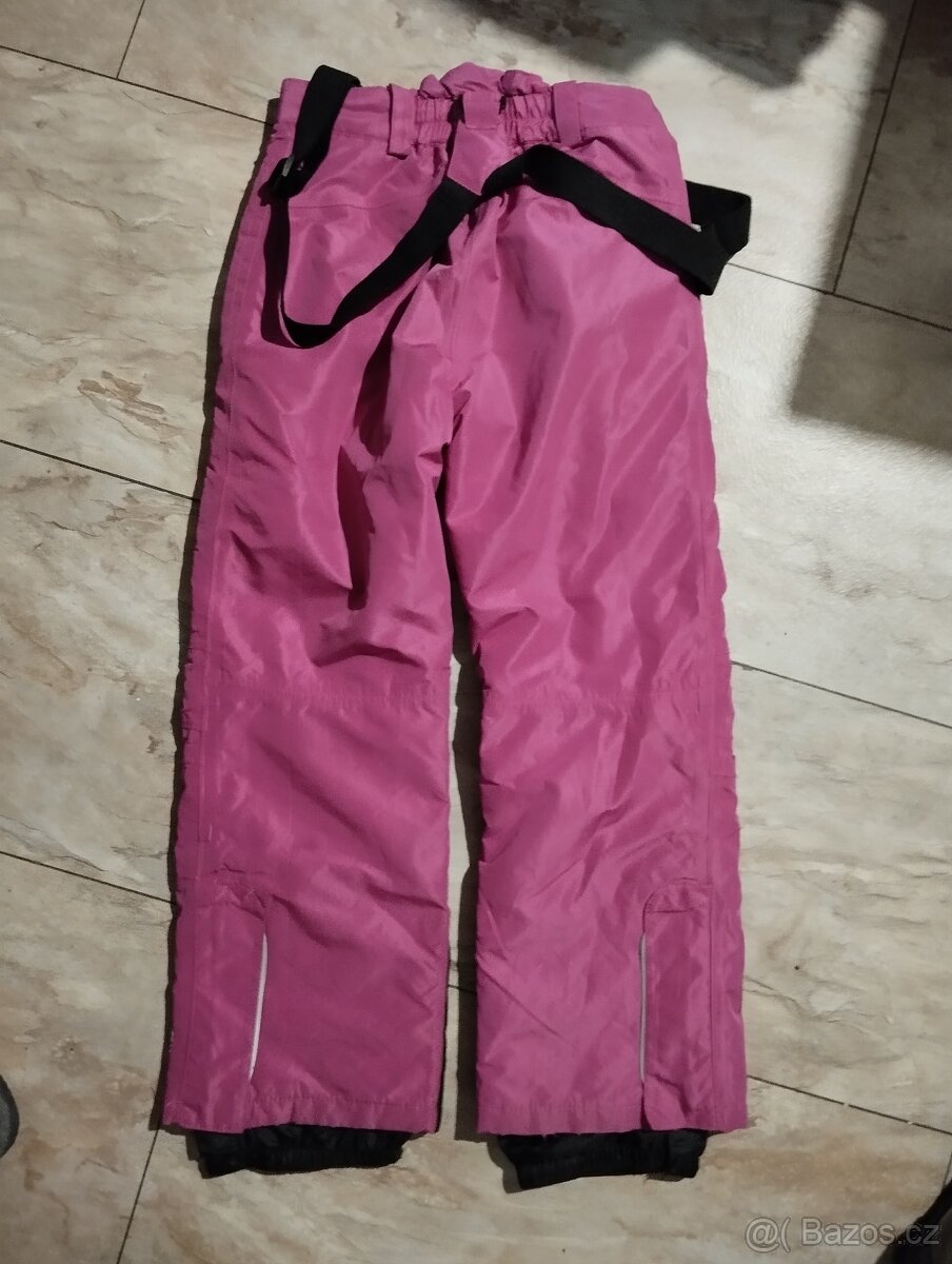 Oteplovaci kalhoty vel 134/140, - 2