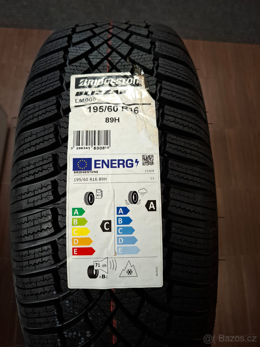 Nová zimní sada Opel Crossland 6,5x16 ET20 195/60 16 Bridges - 2