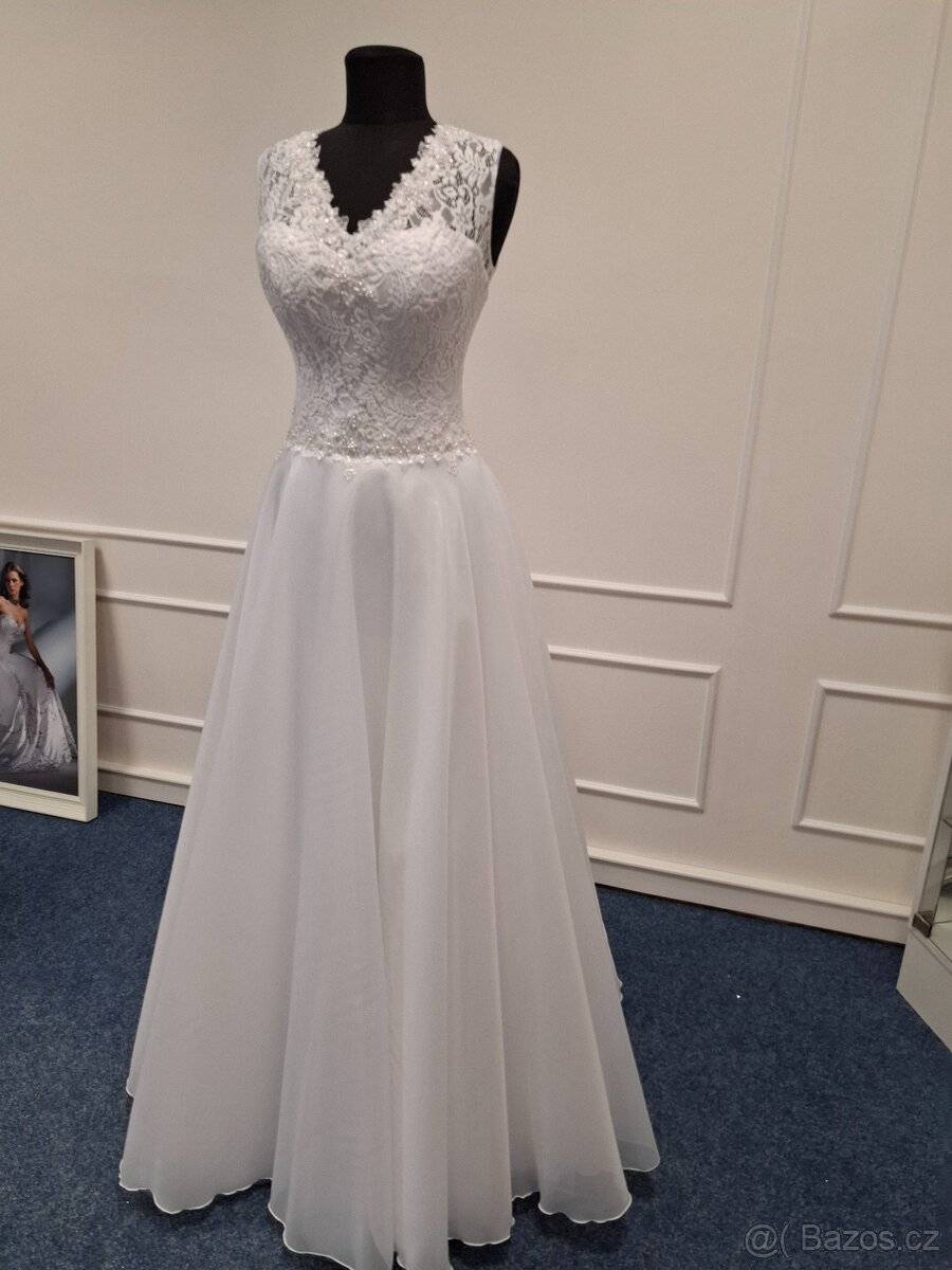 Svatebni saty velikost 38 - 2