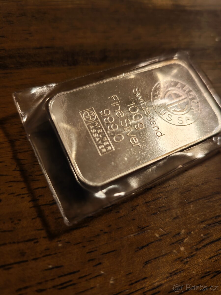 Stříbrný slitek Argor Heraeus - 2