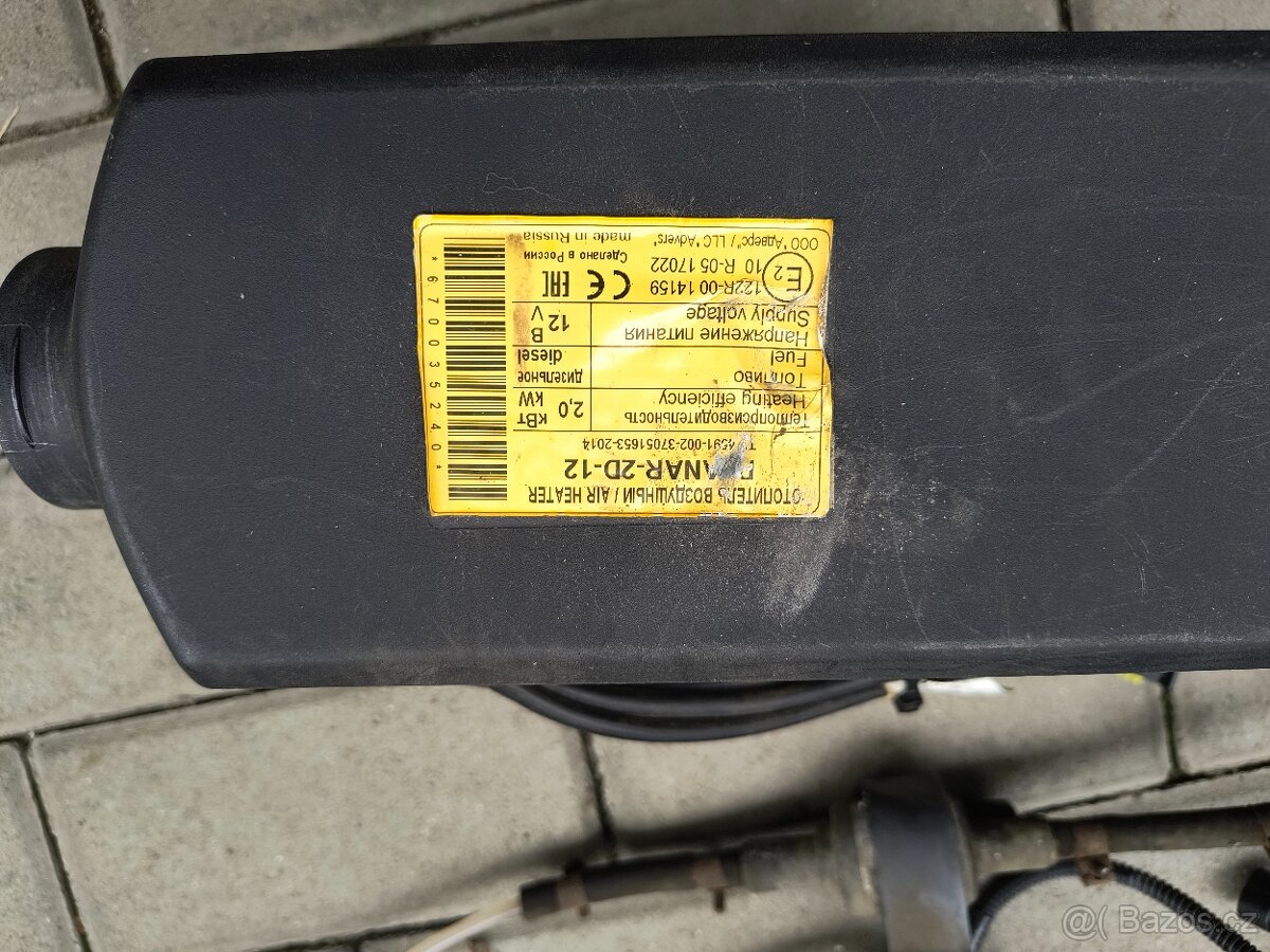 Prodám nezávislé topení Fiat Ducato - 2