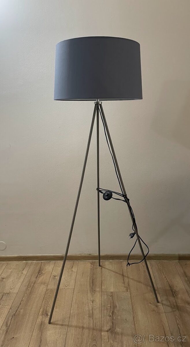 2x šedomodrá lampa Milano Tripod - 2