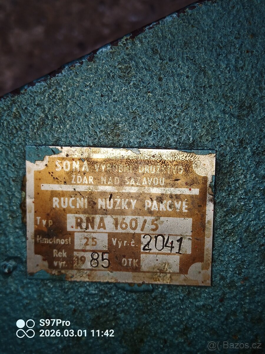 Ruční pákové nůžky - 2