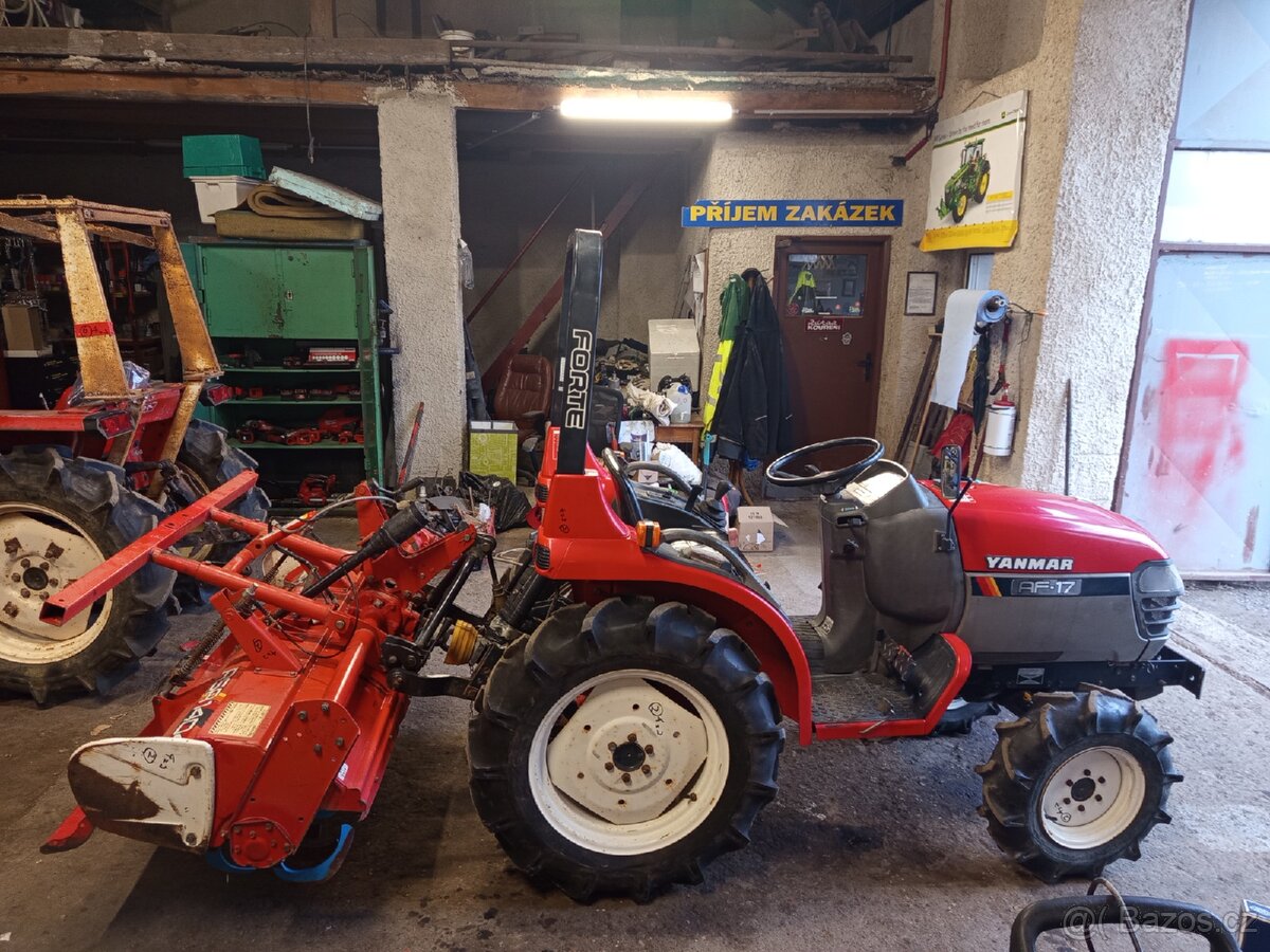 Prodám malotraktor Yanmar AF-17d - 2