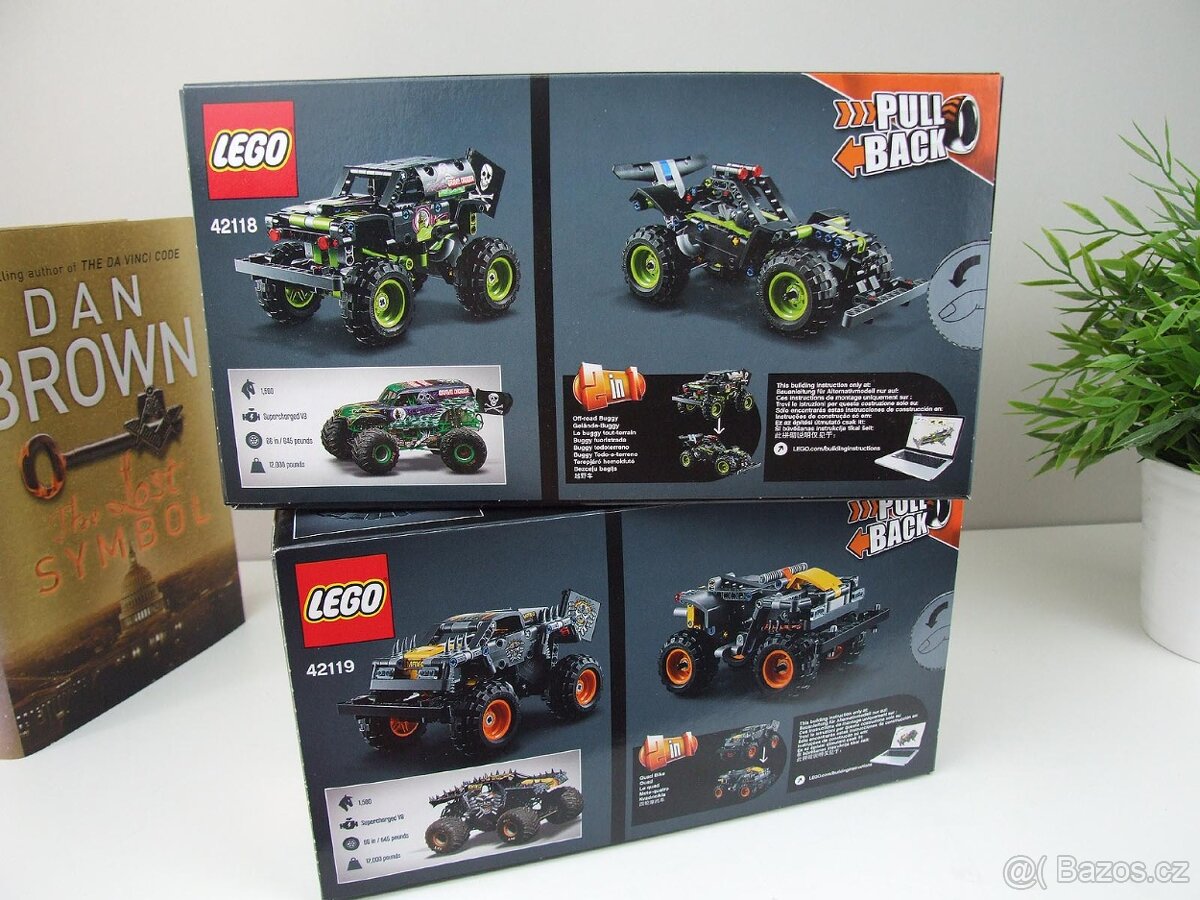 LEGO Technic Monster Diggers 42118 a 42119 - nové - 2