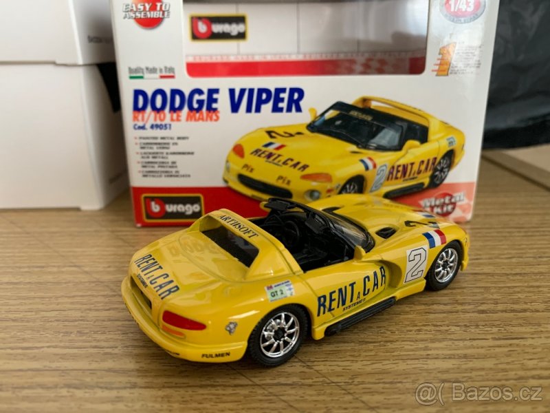 Model Bburago KIT 1/43 Dodge Viper RT/10 LeMans - 2