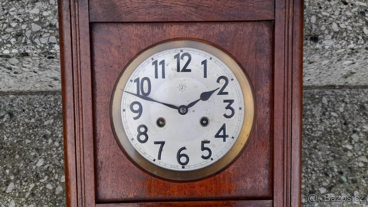 Staré nástěnné hodiny Junghans 78 cm - 2