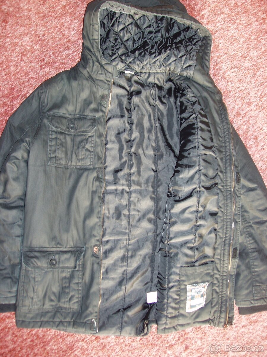 Černá chlapecká bunda, vel. 170 - 2