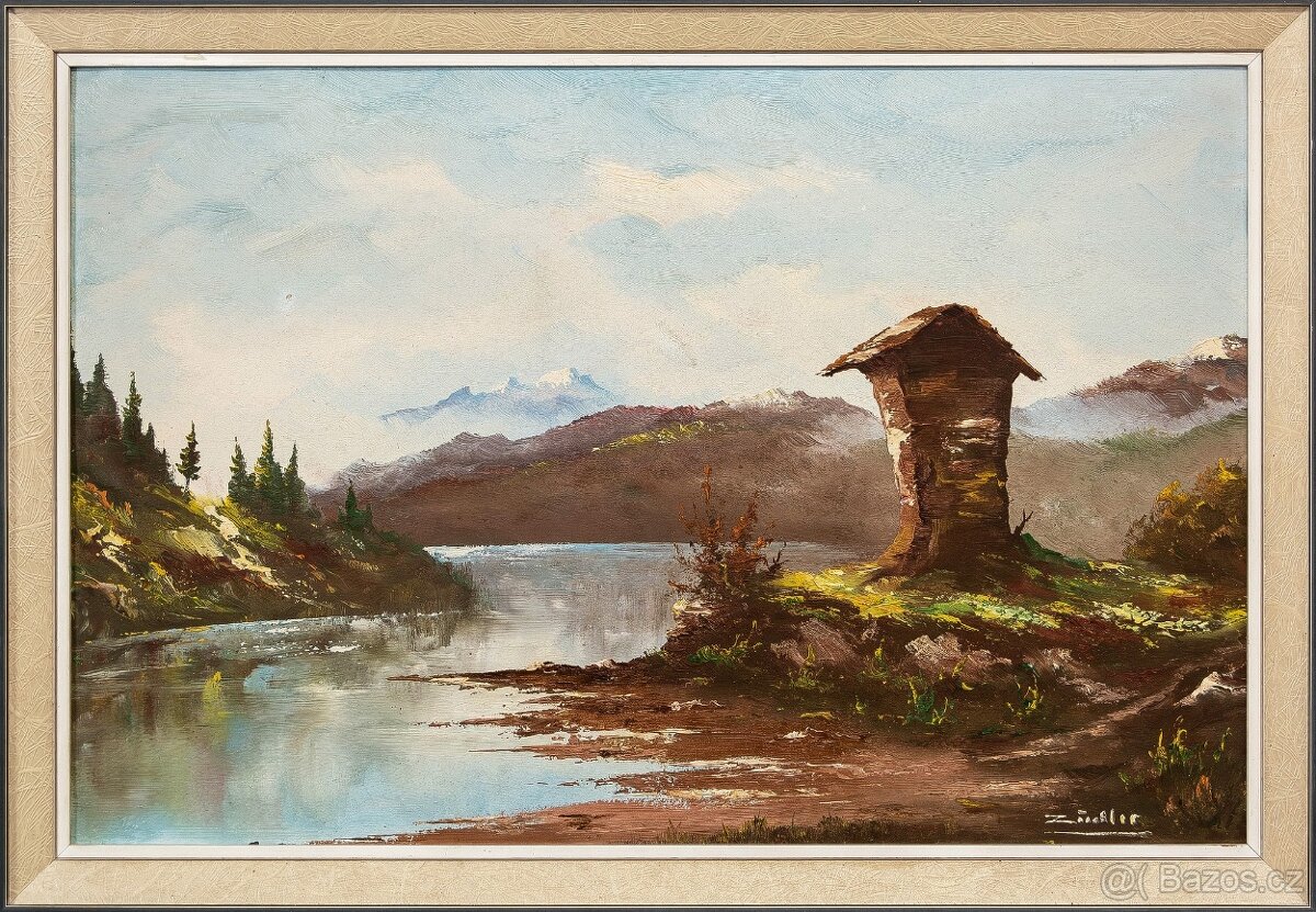 Horské jezero, Ziedler, 645 × 475 mm - 2