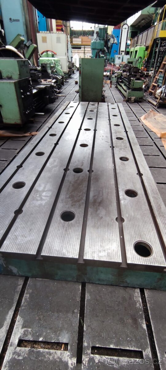 Litinová upínací deska 5600x1885x400mm - 2