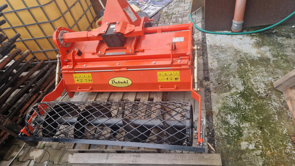 Půdní fréza STB 125 ,,Zakladač trávníků za malotraktor - 2