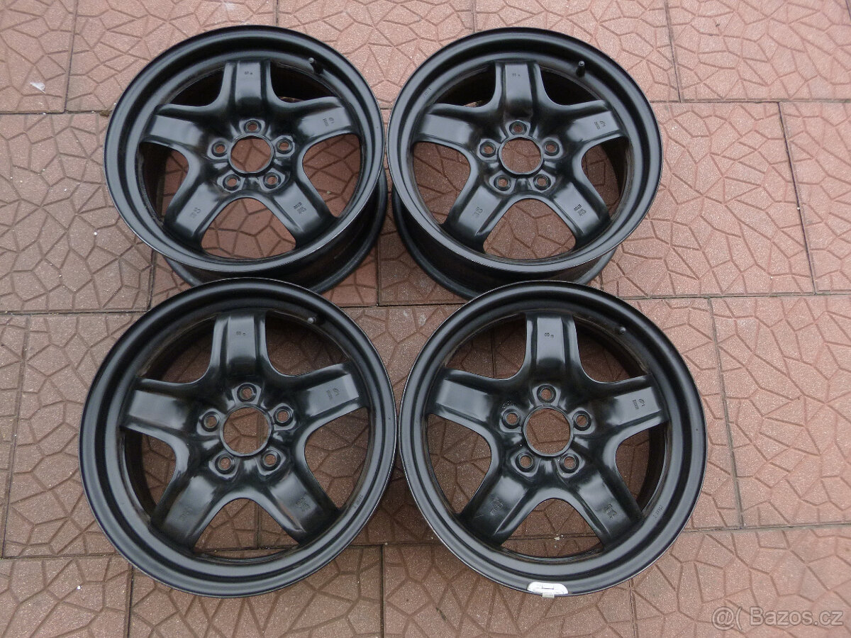Plechové disky sada - originál Opel GM 5x110 6,5Jx16 ET39 - 2
