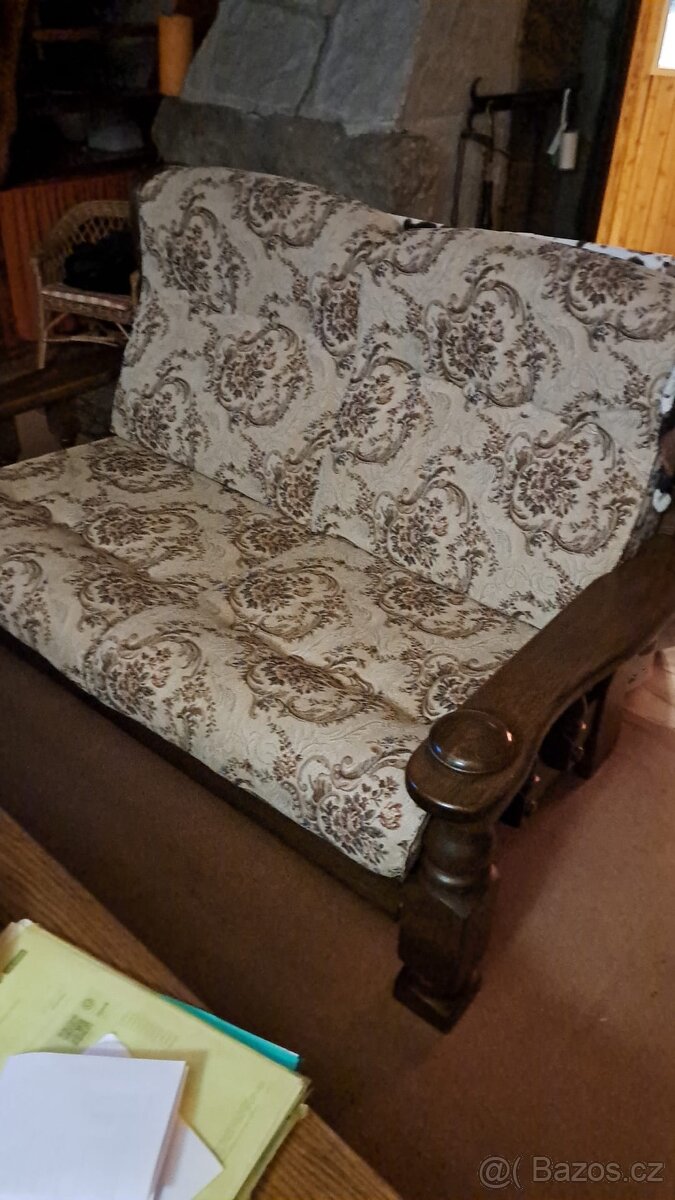 Prodám sedací soupravu z masivu - 2