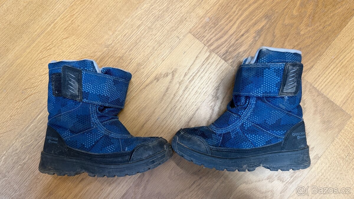 Dětské zimní boty, sněhule SH 100 Decathlon VEL 26 modré - 2