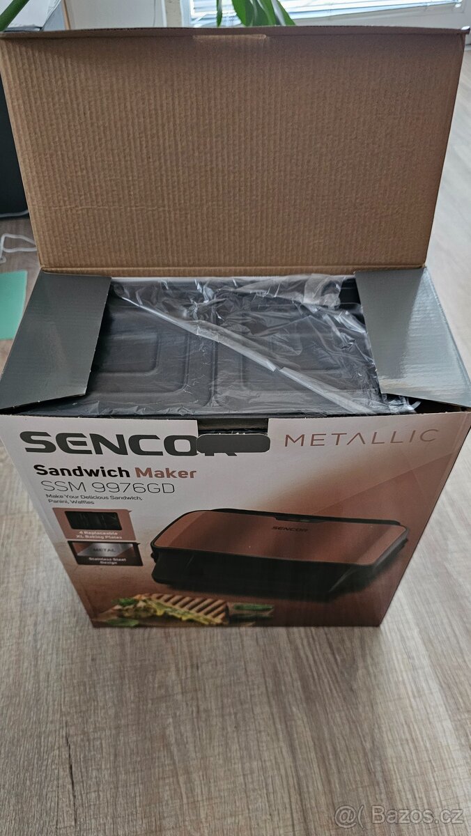 Prodám Nový Sencor Sandwich Maker metallic - 2